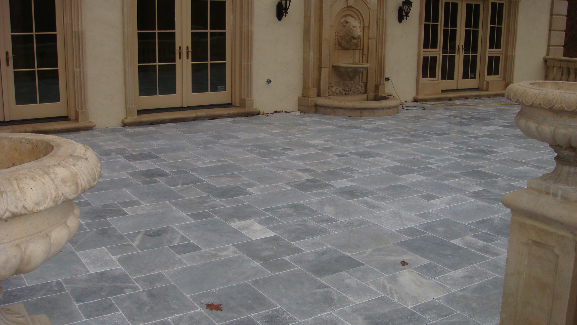 Antique Blue Marble tumbled Pavers